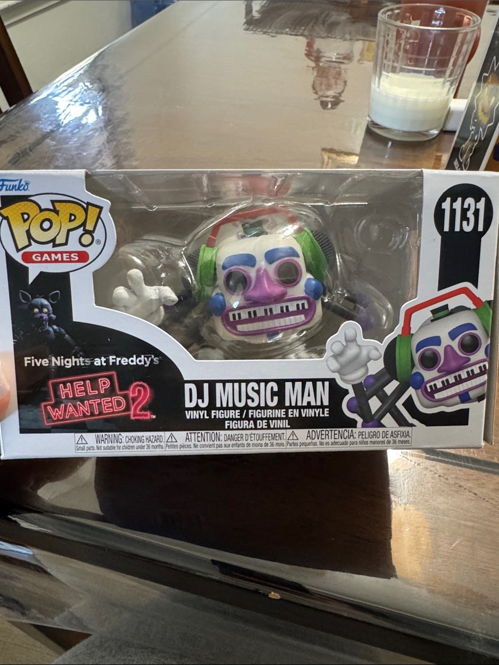 Funko Pop! DJ Music Man — White, Purple, Pink, Green, Blue Accent Colors